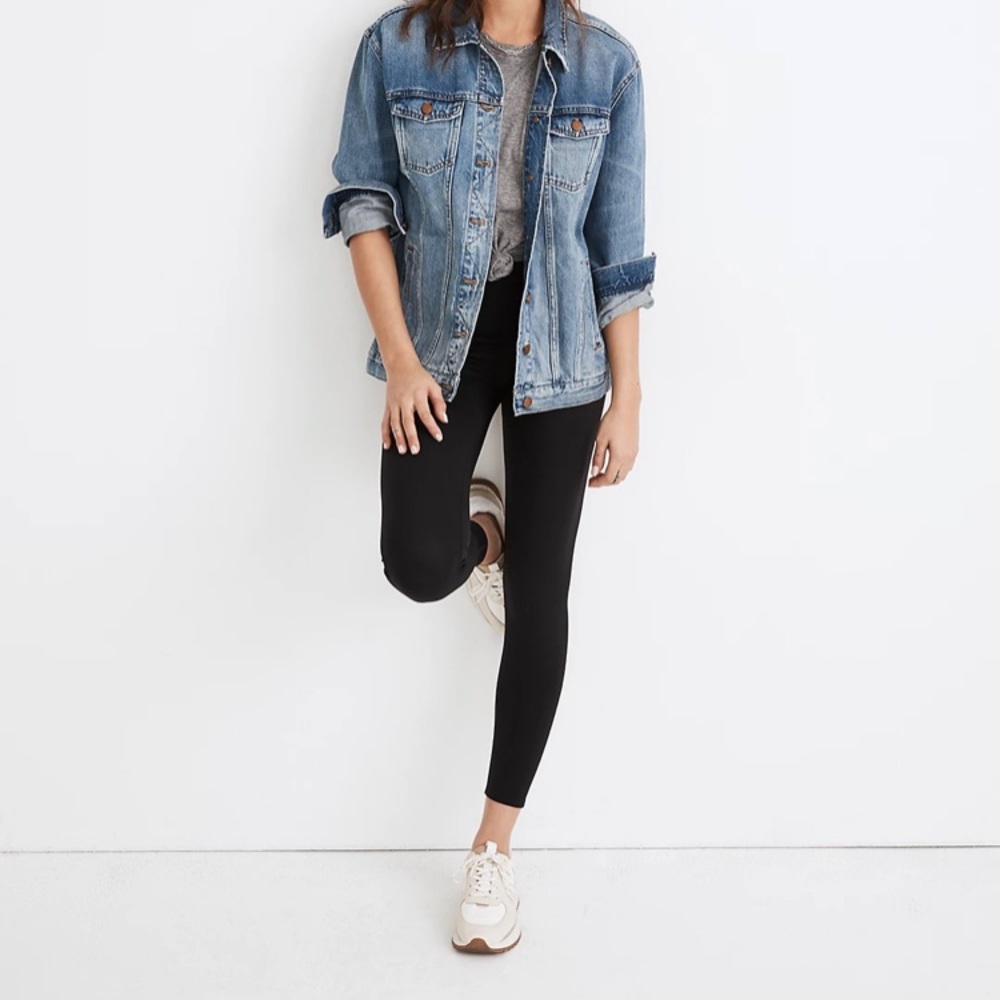 Madewell MWL Form High-Rise 26" Leggings Sz L Black